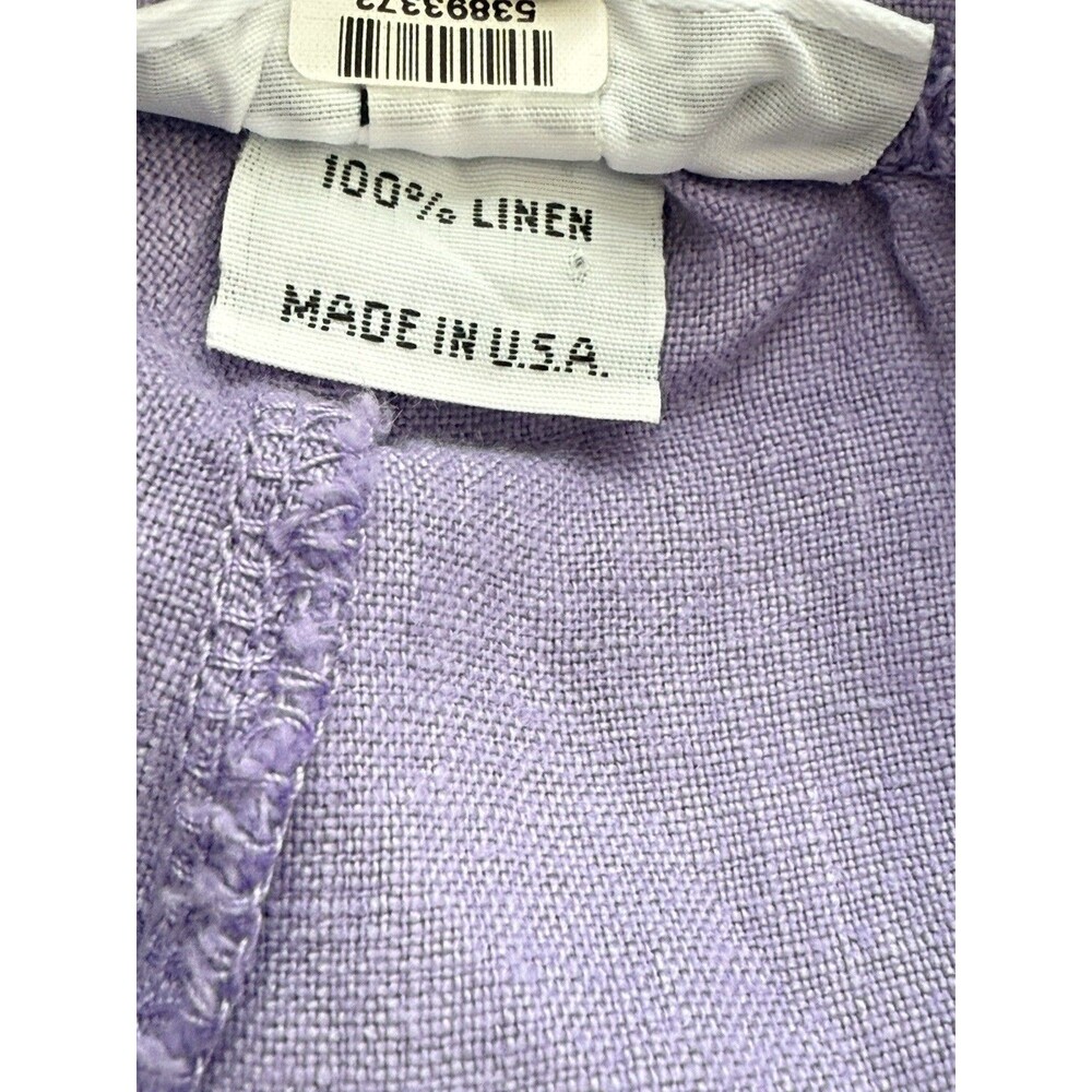 Bryn Walker Linen Lavender Women's Pants - Picture 4 of 8